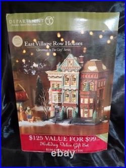 Dept 56 Christmas In The City East Village Row House #56.59266