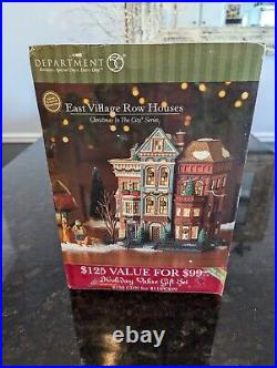 Dept 56 Christmas In The City East Village Row House # 59266 MINT CONDITION