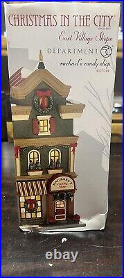 Dept 56 Christmas In The City East Village Shops Rachael's Candy Shop