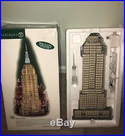 Dept 56 Christmas In The City Empire State Building Preowned Good Condition