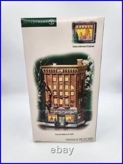 Dept. 56 Christmas In The City Ferrara Bakery & Cafe #59272 In Original Box