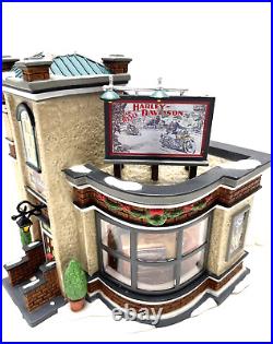 Dept 56 Christmas In The City'Harley-Davidson Detailing Parts and Service' 3D