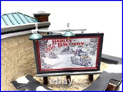 Dept 56 Christmas In The City'Harley-Davidson Detailing Parts and Service' 3D