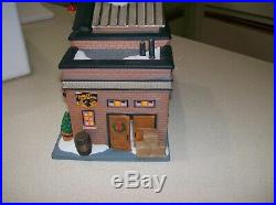Dept 56 Christmas In The City Harley-davidson Garage Plus Extras