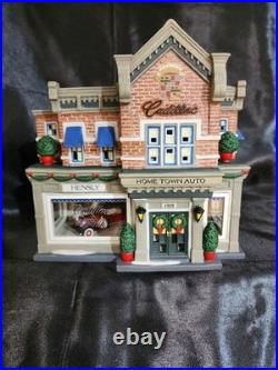 Dept 56 Christmas In The City Hensley Cadillac & Buick GM Shop #56.59235