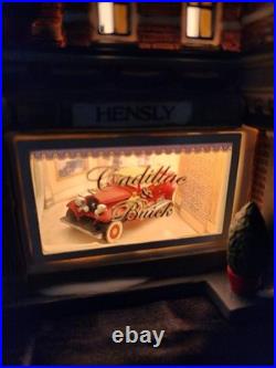 Dept 56 Christmas In The City Hensley Cadillac & Buick GM Shop #56.59235