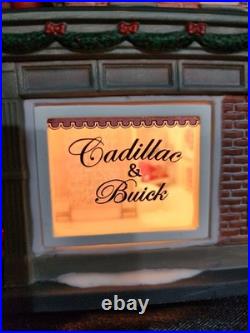 Dept 56 Christmas In The City Hensley Cadillac & Buick GM Shop #56.59235