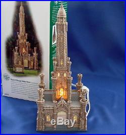 Dept 56 Christmas In The City Historic Chicago Water Tower Historical Landmark