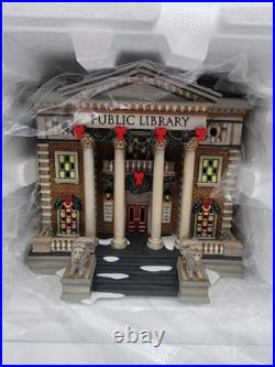 Dept 56. Christmas In The City Hudson Public Library #56.58942