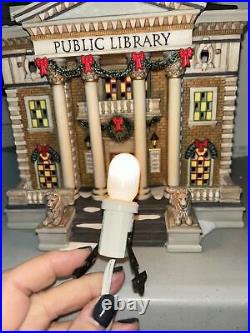 Dept 56 Christmas In The City Hudson Public Library #56.58942