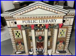 Dept 56 Christmas In The City Hudson Public Library #56.58942