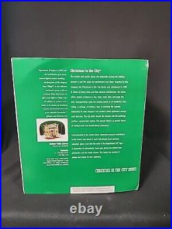 Dept 56 Christmas In The City Hudson Public Library #56.58942 With Box, TESTED