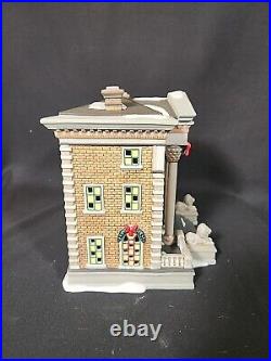 Dept 56 Christmas In The City Hudson Public Library #56.58942 With Box, TESTED