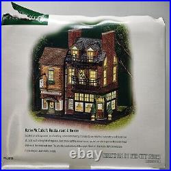 Dept 56 Christmas In The City Katie McCabe's Restaurant & Books 59208 NIB