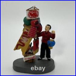 Dept 56 Christmas In The City Lanterns & Fireworks for Sale Figurine 807254
