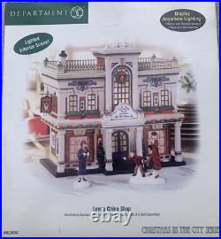Dept 56 Christmas In The City Lenox China Shop Xmas Collectible Original Box