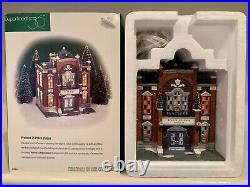 Dept 56 Christmas In The City Lighted Series Precinct 25 Police Station #58941