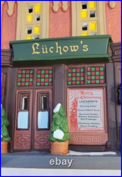 Dept 56 Christmas In The City Luchow's German Restaurant 6007586 New York