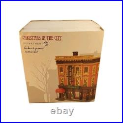 Dept 56 Christmas In The City Luchow's German Restaurant 6007586 New York
