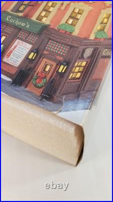 Dept 56 Christmas In The City Luchow's German Restaurant 6007586 New York