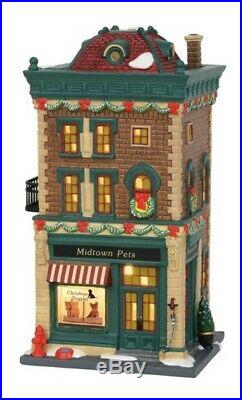 Dept 56 Christmas In The City Midtown Pets #6003058 BRAND NEW 2019 Free Shipping