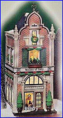 Dept 56 Christmas In The City Milano of Italy #59238 NEW