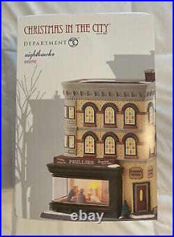Dept 56 Christmas In The City NIGHTHAWKS # 4050911 Retired and rare