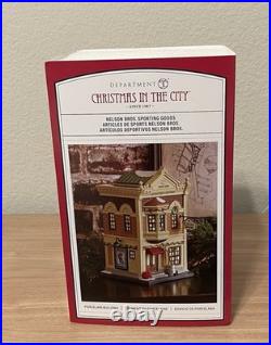 Dept 56 Christmas In The City Nelson Bros Sporting Goods