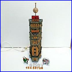 Dept 56 Christmas In The City New York The Times Tower Special Edition Set 55510