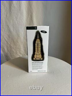 Dept 56 Christmas In The City ORNAMENT 59408 EMPIRE STATE BUILDING Light Up NIB