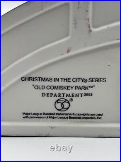 Dept 56 Christmas In The City Old Comiskey Park Chicago White Sox MLB #59215