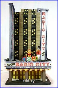 Dept 56 Christmas In The City RADIO CITY MUSIC HALL In Original Box 56-58924