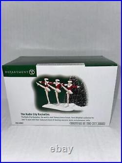 Dept 56 Christmas In The City, Radio City Rockettes NIB #56. 58991 Retired