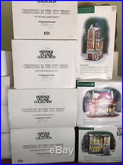 Dept 56 Christmas In The City Retired Lot /15 MIB
