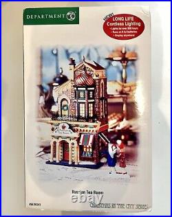 Dept 56 Christmas In The City Russian Tea Room 59245 Rare, HTF, Restaurant New