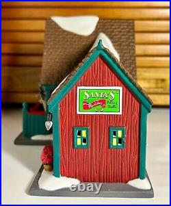 Dept 56 Christmas In The City Santa's Reindeer Petting Stable