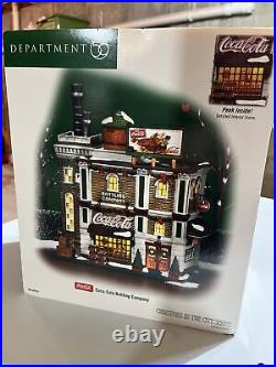 Dept 56 Christmas In The City Series, Coca Cola Bottling Company #59258 Retired