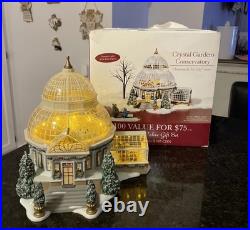 Dept 56 Christmas In The City Series Crystal Gardens Conservatory