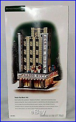 Dept 56 Christmas In The City Series Radio City Music Hall #58924 In Box EUC