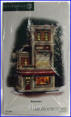 Dept 56 Christmas In The City Series Woolworth's Brand New