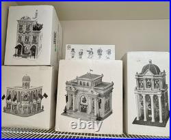 Dept 56 Christmas In The City & Snow Village Set Of 22 Buildings