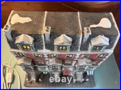 Dept 56 Christmas In The City Sutton Place Brownstones #5961-7 EUC