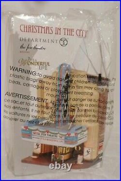 Dept 56 Christmas In The City THE FOX THEATRE It's A Wonderful Life READ