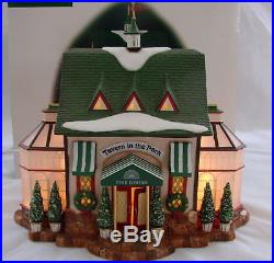 Dept 56 Christmas In The City Tavern In The Park Restaurant 56.58928 Mint