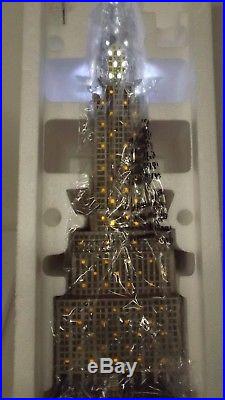 Dept 56 Christmas In The City The Chrysler Building 4030342 New Lights Up