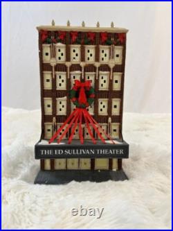 Dept 56 Christmas In The City The Ed Sullivan Theater Limited Prod Rare New Dept 56 Christmas In The City The Ed Sullivan Theater Limited Prod Rare New