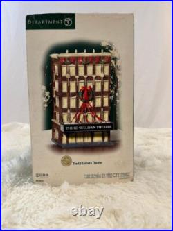 Dept 56 Christmas In The City The Ed Sullivan Theater Limited Prod Rare New Dept 56 Christmas In The City The Ed Sullivan Theater Limited Prod Rare New