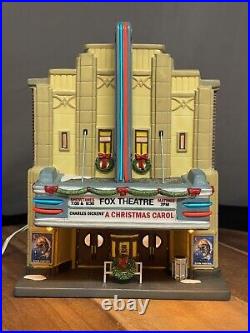 Dept 56 Christmas In The City The Fox Theatre A Christmas Carol