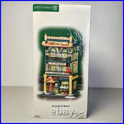 Dept 56 Christmas In The City The Golden Ox Market #805533 In Original Box