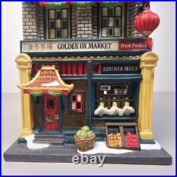 Dept 56 Christmas In The City The Golden Ox Market #805533 In Original Box